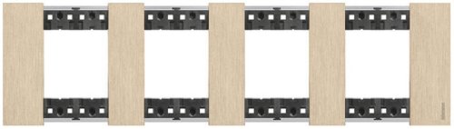 Рамка универсальная Legrand BTicino Living Now 4-м. 8 мод. металл золото картинка